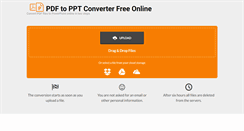 Desktop Screenshot of pdftoppt.net